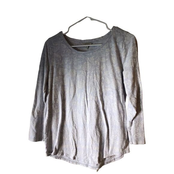 Lucky Brand Tapestry LS Tee M - Picture 1 of 11